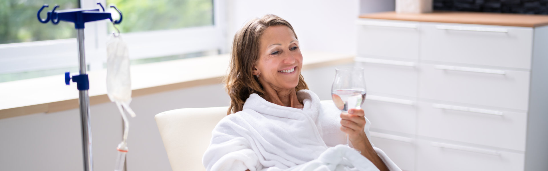 woman smiling